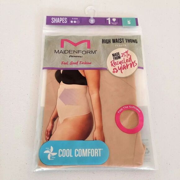 Maidenform Size SMALL BEIGE High Waist Flexees - Picture 1 of 4